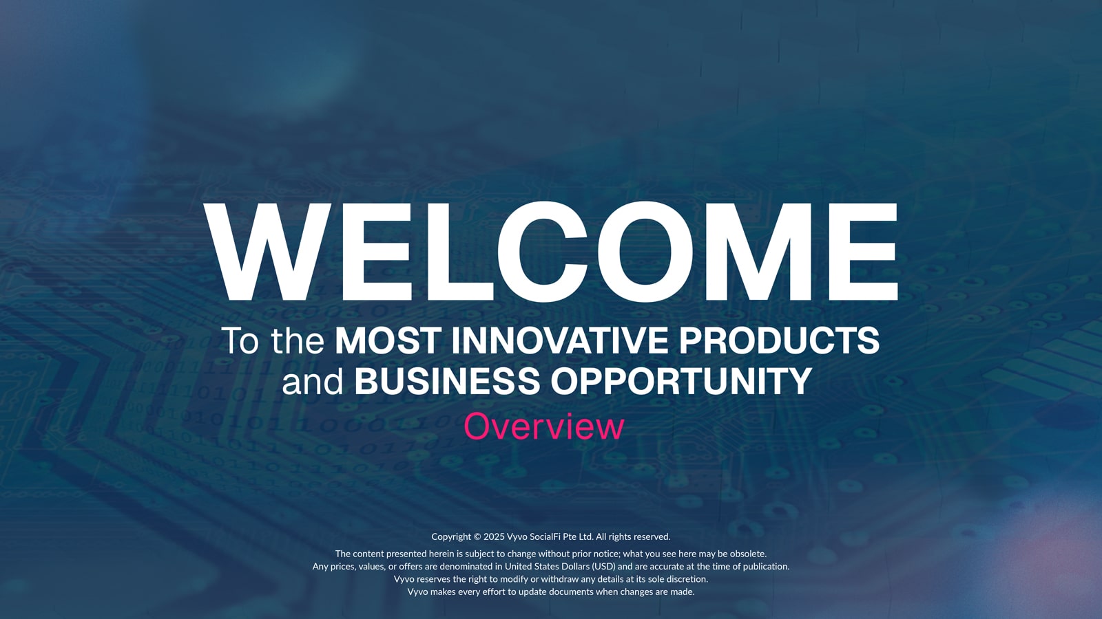 Vyvo Opportunity Overview