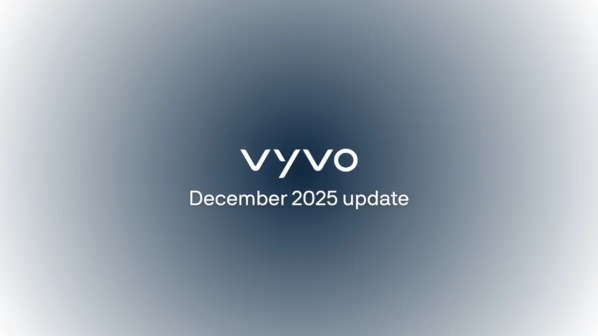 Vyvo December 2025 update