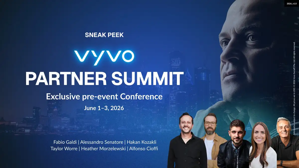 Vyvo Pre Partner Summit 2026 cover